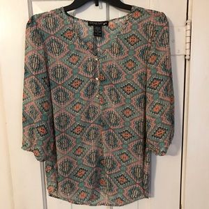 Printed blouse